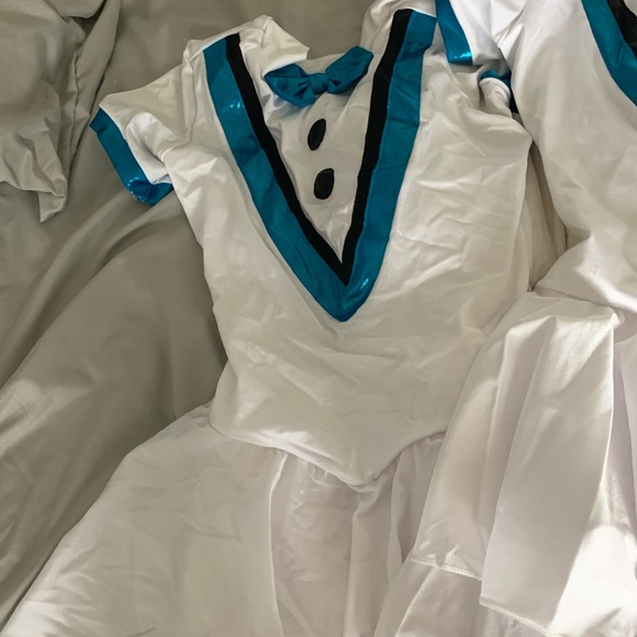 Panthers NFL team junior topcat cheer/dance outfit - Picture 5 of 7